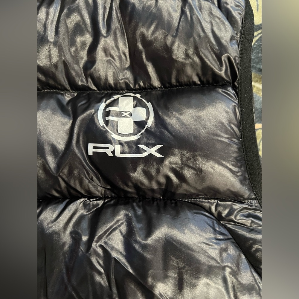 Ralph Lauren RLX Black Down Puffer Vest – Size Medium - Picture 3 of 8